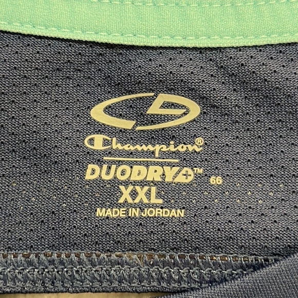 Champion Duodry+ Shortsleeved Polyester Athleisure Top Size XXL - Picture 5 of 7